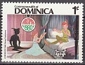 Dominica 1980 Walt Disney 1 ¢ Multicolor Scott 680